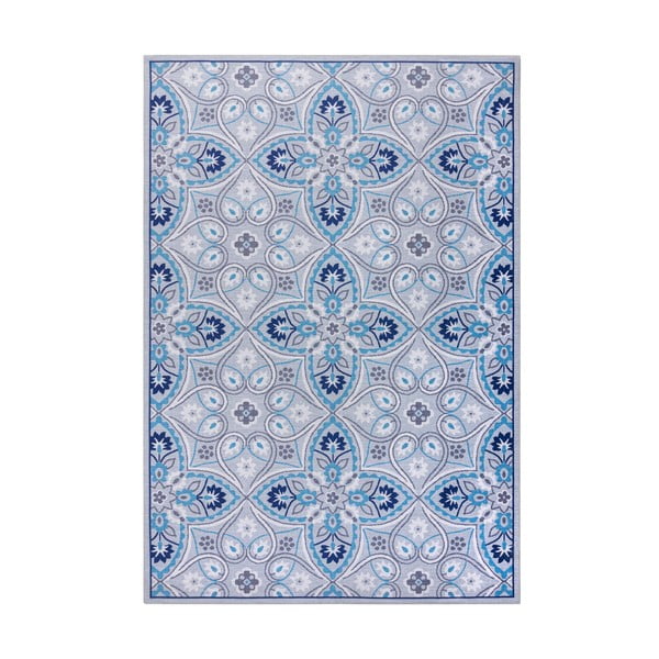 Modrý prateľný koberec 170x120 cm Ellen - Flair Rugs