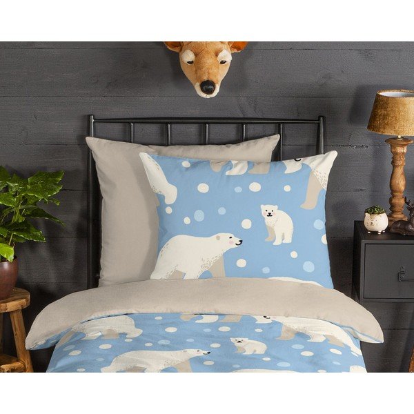 Flanelové detské obliečky na jednolôžko 140x200 cm – Good Morning-image-2