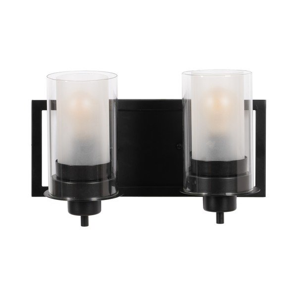 Čierno-biele nástenné svietidlo – Ixia