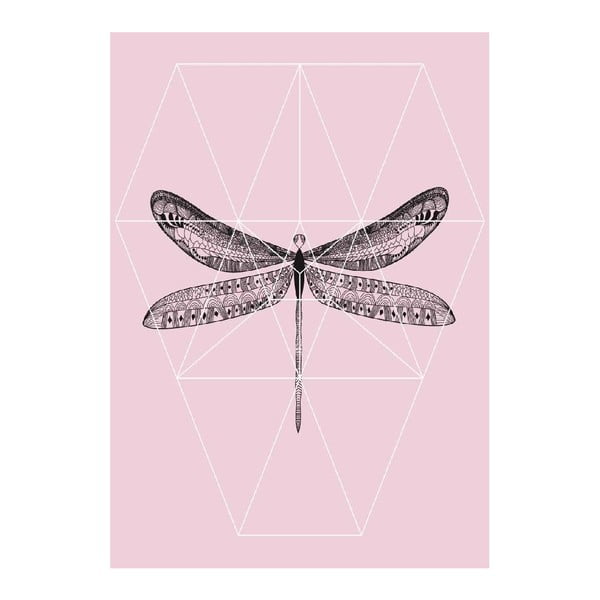 Plagát Pink Fly, A3-image-1