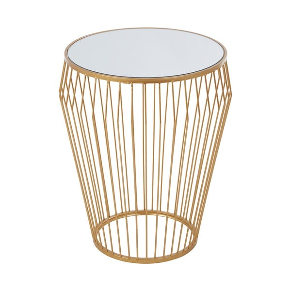 Okrúhly odkladací stolík so sklenenou doskou ø 45 cm Avantis – Premier Housewares-image-1