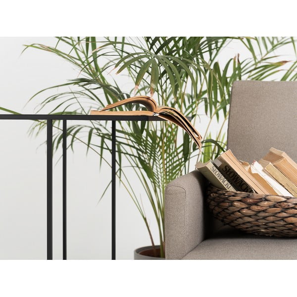 Čierny kovový odkladací stolík CustomForm-image-4