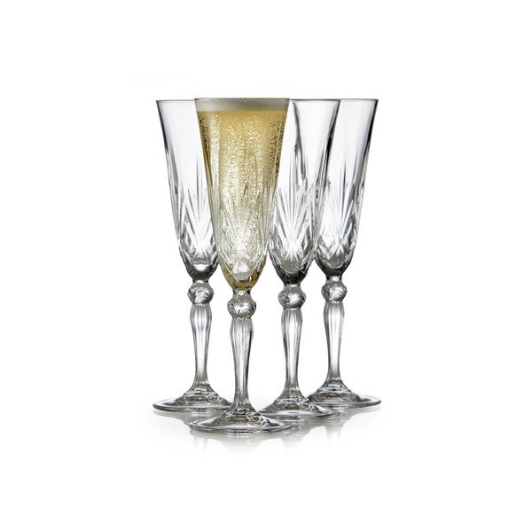 Poháre v súprave 4 ks na sekt 160 ml Melodia – Lyngby Glas-image-4
