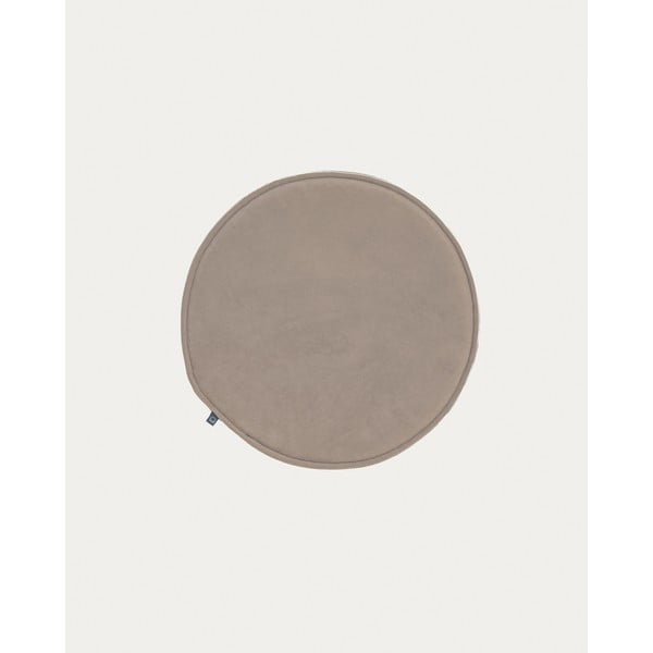 Zamatový sedák ø 35 cm Rimca – Kave Home-image-2