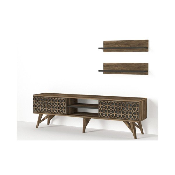 TV komoda v dekore orechového dreva Fina-image-3