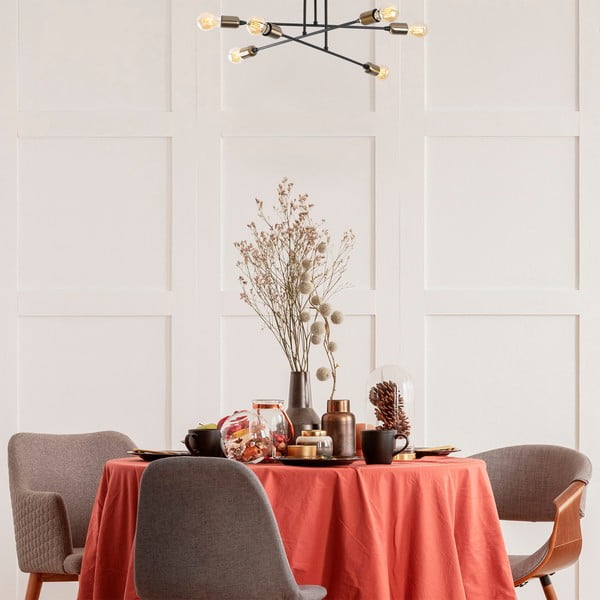 Čierne stropné svietidlo Fleur – Opviq lights-image-1