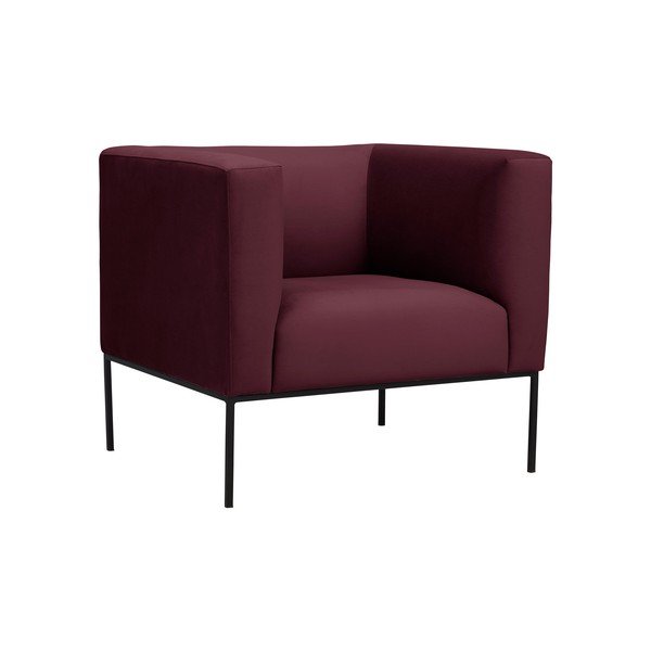 Bordovočervené kreslo Windsor & Co Sofas Neptune-image-1