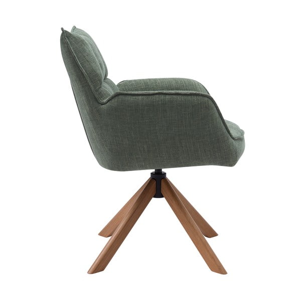 Zelené čalúnené jedálenské kreslá v súprave 2 ks Marilla – Unique Furniture-image-4