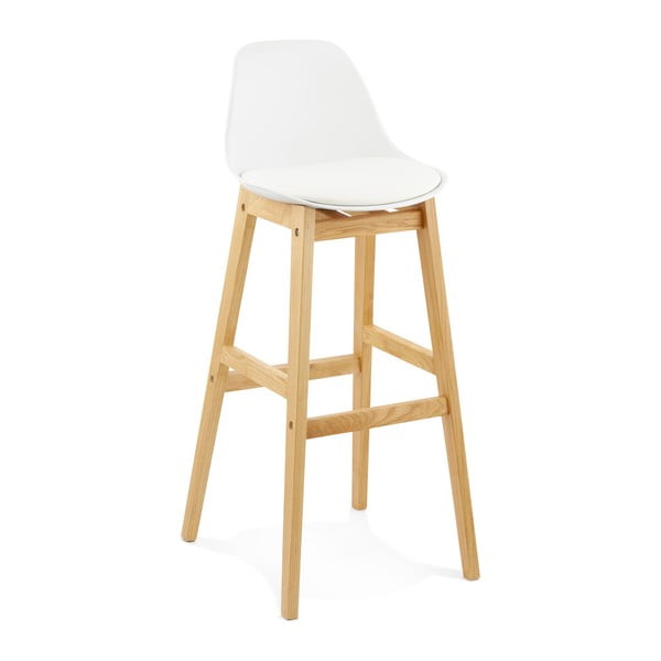 Biela barová stolička Kokoon Elody, výška 102 cm
