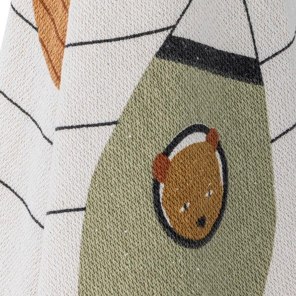 Biela detská deka 130x160 cm Space – Bloomingville Mini-image-3