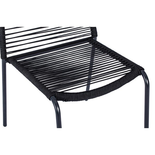 Čierna záhradná stolička Bonami Essentials Kai-image-4