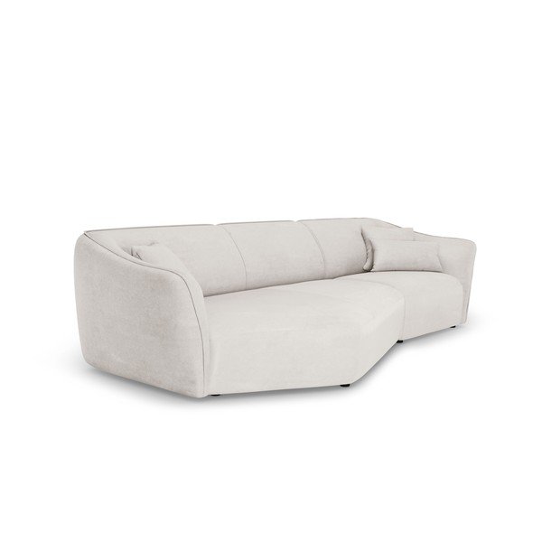 Čierna zamatová rohová pohovka Tokyo – Cosmopolitan Design-image-2