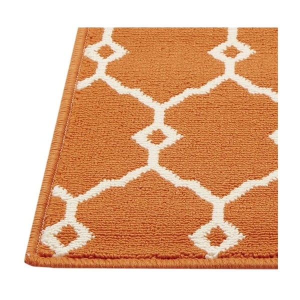 Oranžový vonkajší koberec Floorita Trellis, 160 × 230 cm-image-3