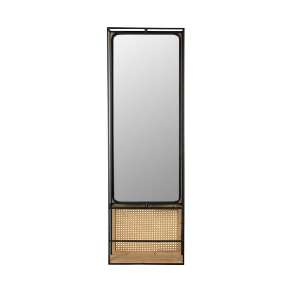 Nástenné zrkadlo s poličkou 53x165 cm Langres – Dutchbone