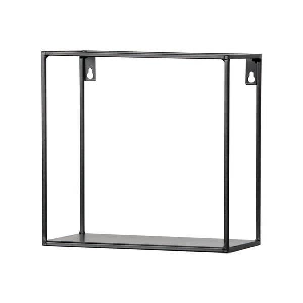 Súprava 2 čiernych nástenných políc WOOOD Meert-image-2