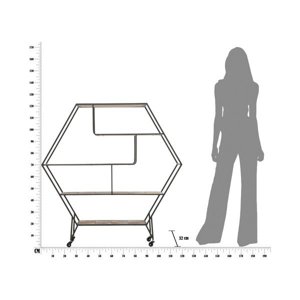 Knižnica Mauro Ferretti Tridy, výška 122 cm-image-3