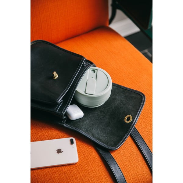 Sivý skladací cestovný hrnček Stojo Biggie Cashmere, 470 ml-image-2