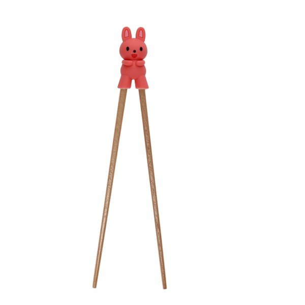Drevené detské tréningové paličky v prírodnej farbe Bunny – Rex London