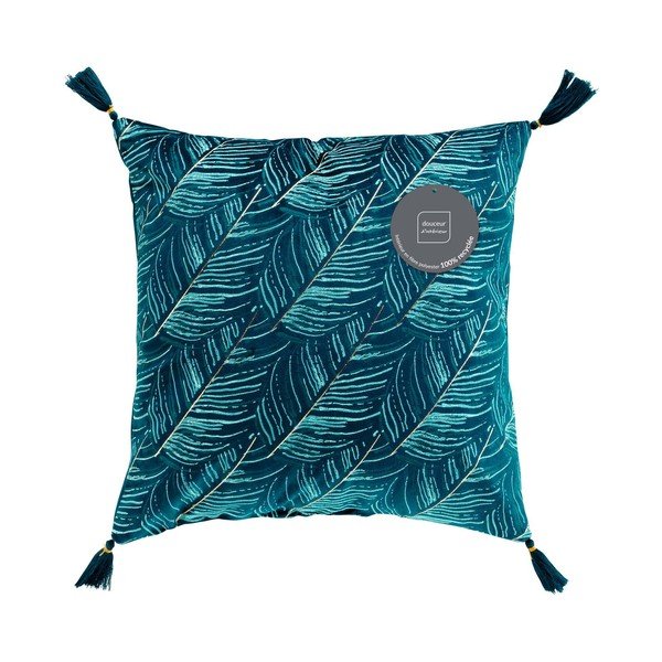 Zamatový dekoračný vankúš 40x40 cm Palmina – douceur d'intérieur-image-3