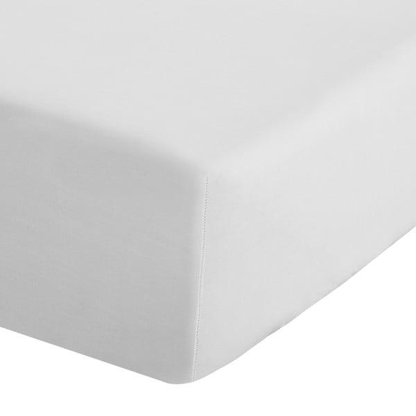 Biela napínacia perkálová plachta 90x190 cm Easy Iron Percale – Catherine Lansfield