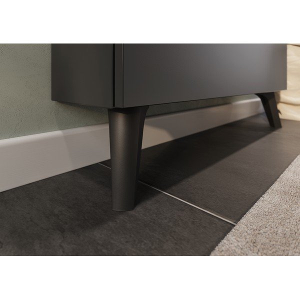 Antracitovosivá výklopná skrinka na topánky Scarpa - Germania-image-3