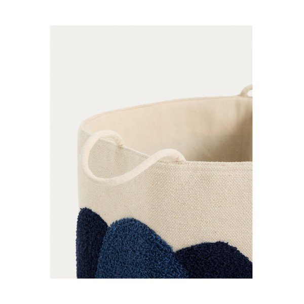 Slonovinový látkový detský kôš na hračky ø 35x50 cm Tandani – Kave Home-image-2