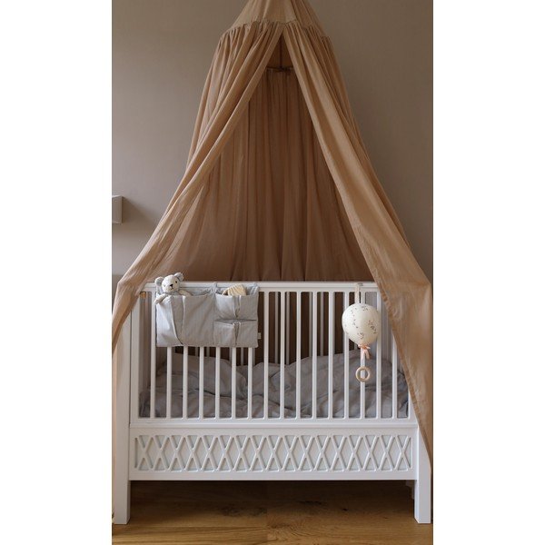 Svetlomodrý vreckár na detskú postieľku z Bio bavlny 42 cm Classic Stripes Blue – Cam Cam Copenhagen-image-2