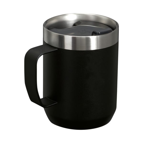 Čierny termo hrnček z nehrdzavejúcej ocele 230 ml Stay-Hot Camp Mug Black – Stanley-image-2