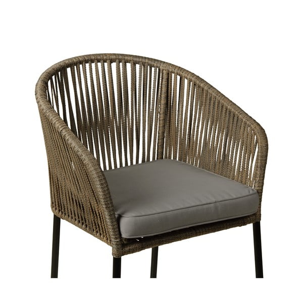 Súprava 2 sivohnedých záhradných stoličiek Bonami Selection Trapani-image-2