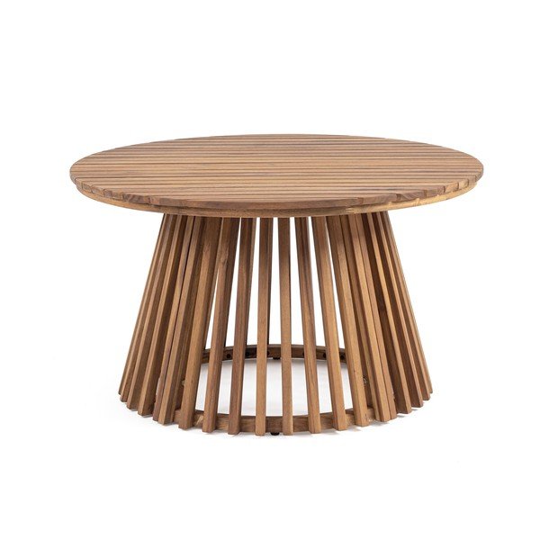 Okrúhly záhradný konferenčný stolík z masívu akácie ø 70 cm Rodano – Bizzotto