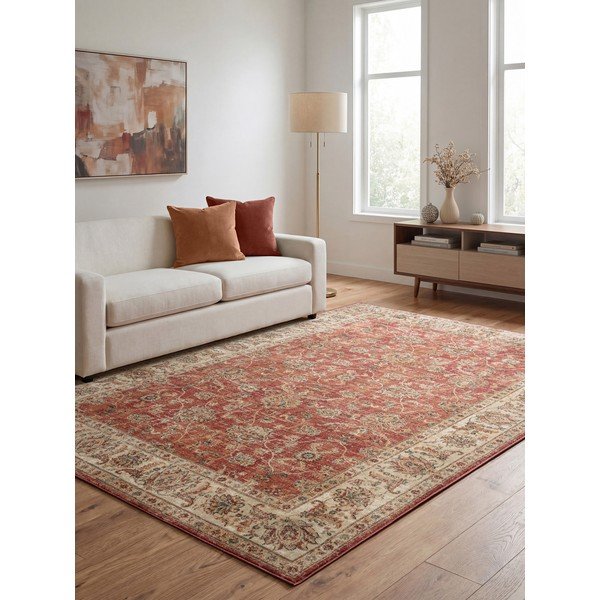 Červený koberec 120x160 cm Raja – Asiatic Carpets-image-1
