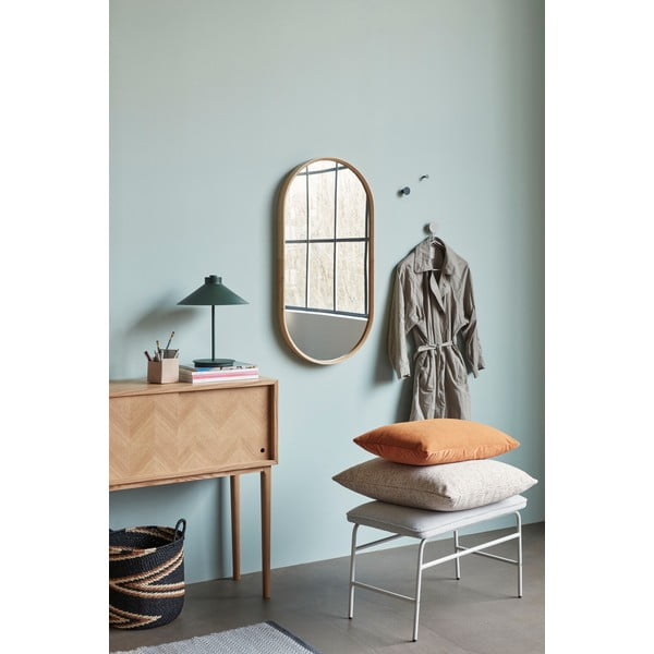 Komoda z dubového dreva Hübsch Herringbone, výška 90 cm-image-1