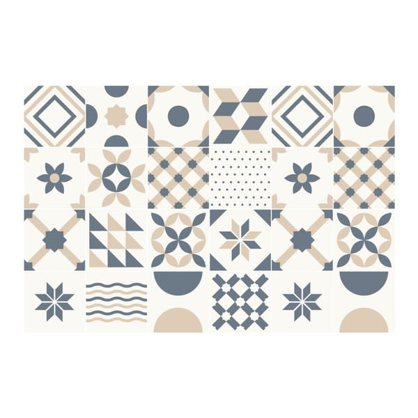 Sada 24 samolepiek Ambiance Wells, 40 × 60 cm-image-2