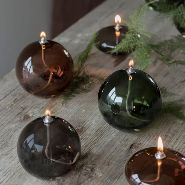 Sklenená olejová lampa (výška 10 cm) Aura – Mette Ditmer Denmark-image-1