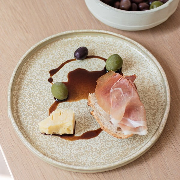 Béžové taniere v súprave 2 ks z kameňa ø 20 cm Sand Grain – Mette Ditmer Denmark-image-3