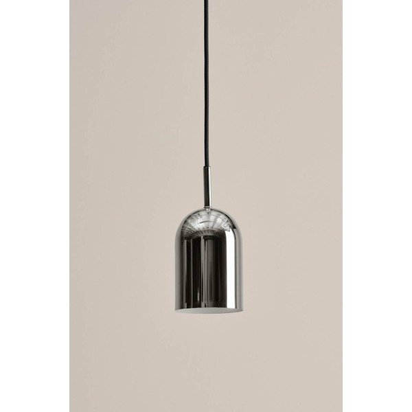 Kovové závesné svietidlo v lesklej striebornej farbe ø 10 cm Ara – Jotex-image-2