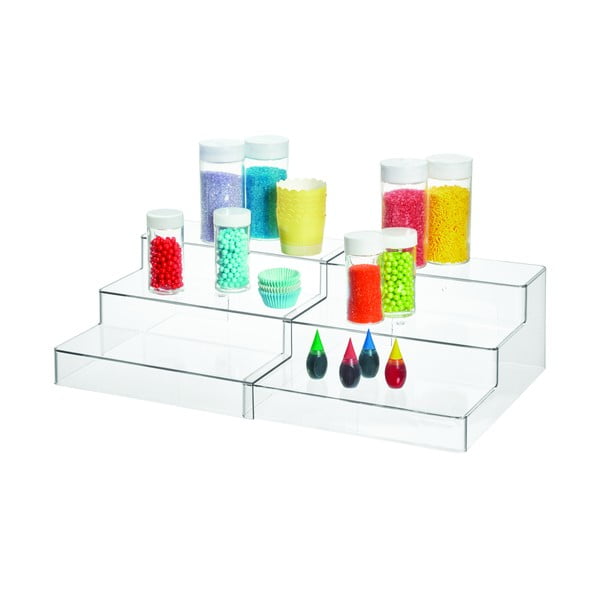 Transparentný stojan iDesign The Home Edit, 26 x 29,2 x 12,7 cm-image-4