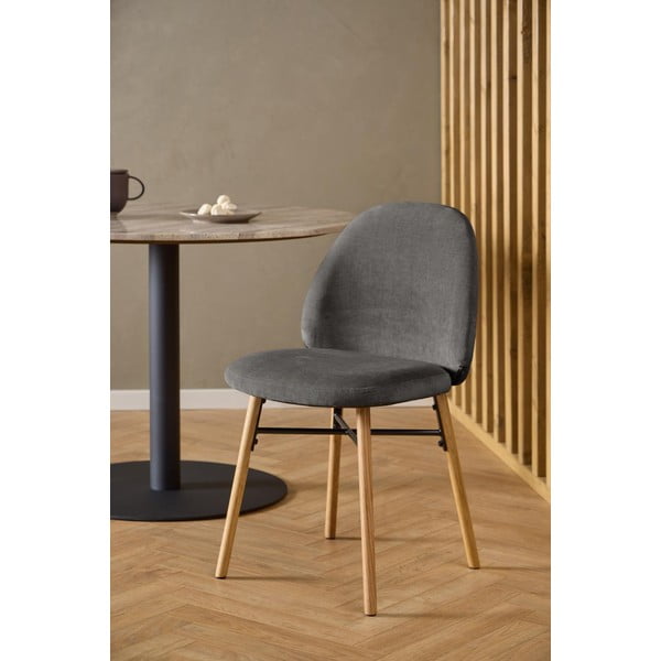 Sivá jedálenská stolička Sophia – Actona-image-2