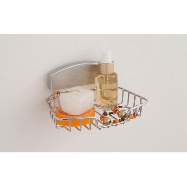 Držiak na mydlo bez nutnosti vŕtania Compactor Gél, 18x11 cm-image-1