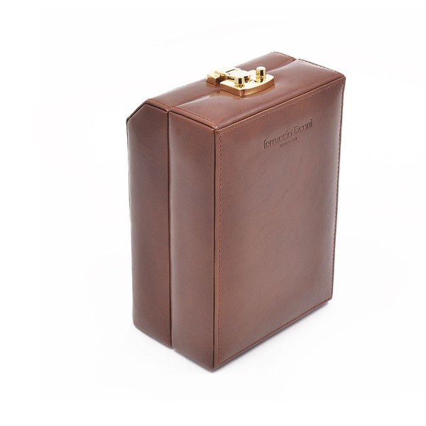 Kožené puzdro na hodinky Ferruccio Laconi Brown-image-1