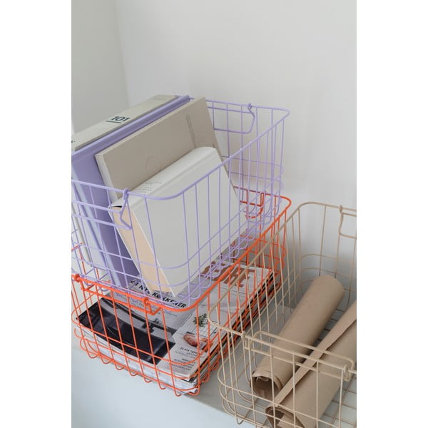 Drôtený kovový košík 37x26x20 cm Store-It – Mette Ditmer Denmark-image-4