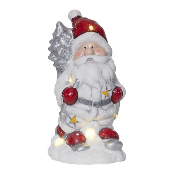 Svietiaci LED Santa Best Season Friends, výška 23 cm