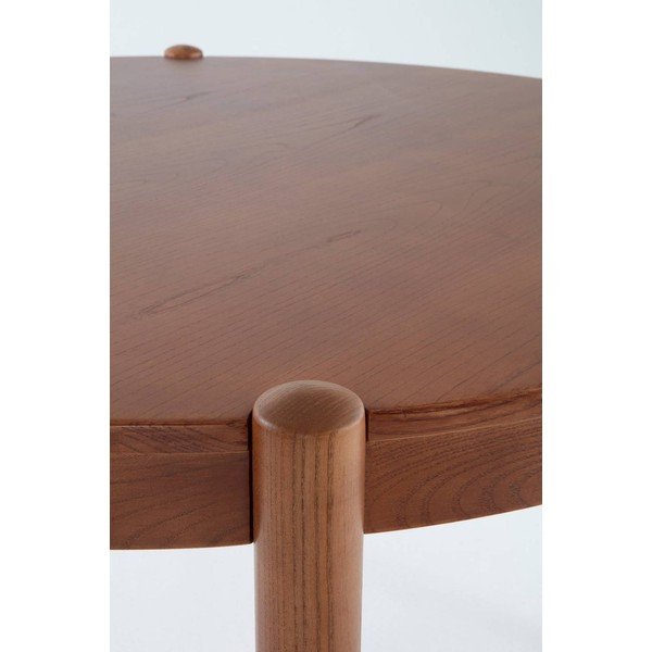 Okrúhly jedálenský stôl z brestového dreva ø 120 cm Nattavaara – Jotex-image-4
