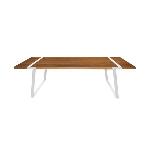 Jedálenský stôl Canett Gigant Nature/White, 240x100x74 cm