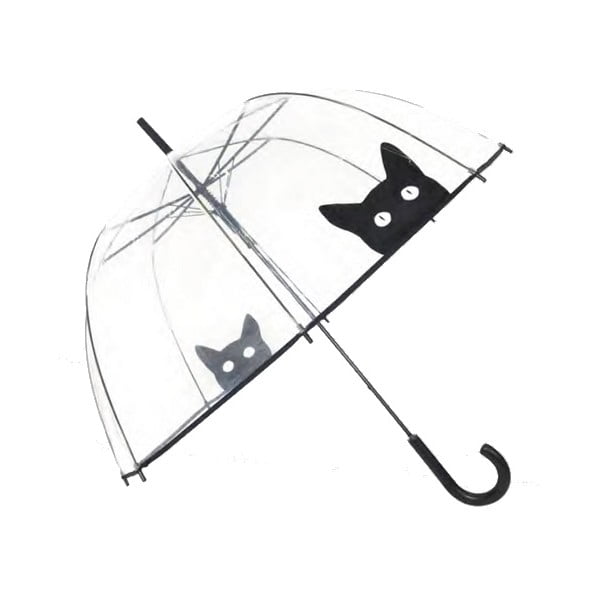 Transparentný dáždnik Birdcage Cat, ⌀ 84 cm
