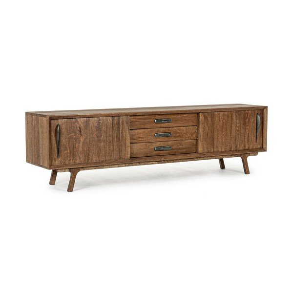 TV stolík z mangového dreva v prírodnej farbe 200x60x43 cm Sherman – Bizzotto