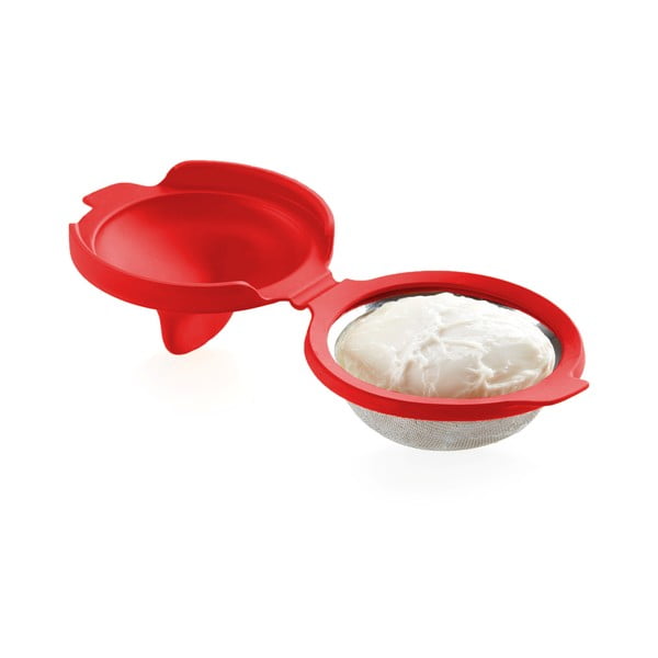 Červená silikónová formička na stratené vajce Lékué Pouched-image-2