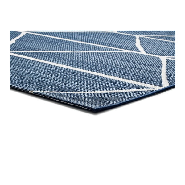 Modrý vonkajší koberec Universal Elba Geo, 60 x 110 cm-image-1