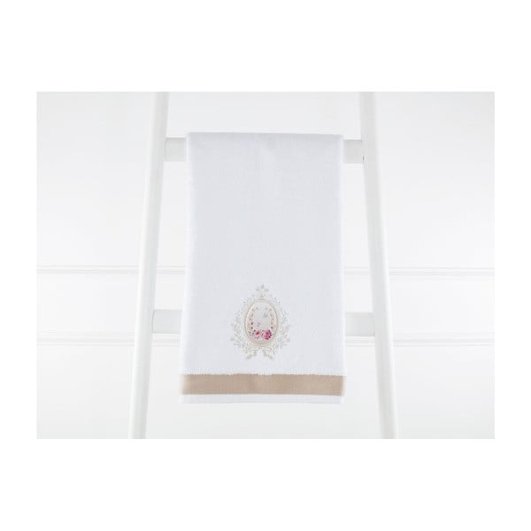 Biely uterák na ruky Madame Coco, 50 x 76 cm