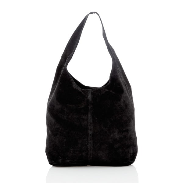 Čierna kožená kabelka Glorious Black Monique